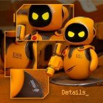 ENERGIZE LAB Eilik DQ - Touch Interactive Toys, Cute Robot Pets with Abundant Emotions. Idle Animations&Exclusive Mini-Games, Unique Gift for Girls & Boys. Support Update.(Special Version)