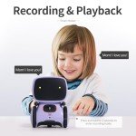 GILOBABY Kids Robot Toys, Interactive Robot Companion Smart Talking Robot with Voice Control Touch Sensor, Singing, Dancing, Recording, Repeat, Birthday Gifts for Girls Ages 3+ Years (Purple)