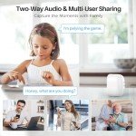 MaxiViz Wireless Outdoor Security Camera with AI Detection