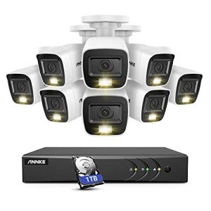 ANNKE 8CH Wired Security Camera System with Audio