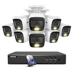ANNKE 8CH Wired Security Camera System with Audio
