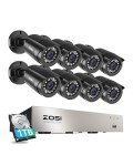 ZOSI 3K Lite 8-Channel AI Security Camera System