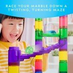 Glow-in-the-Dark Marble Run Construction Set