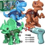 Dinosaur Building Toys with Electric Drill for Kids