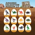 Dino Egg Dig Kit for Kids – 12 Surprises