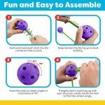 Glow Fort Building Kit for Kids - 81 Pieces