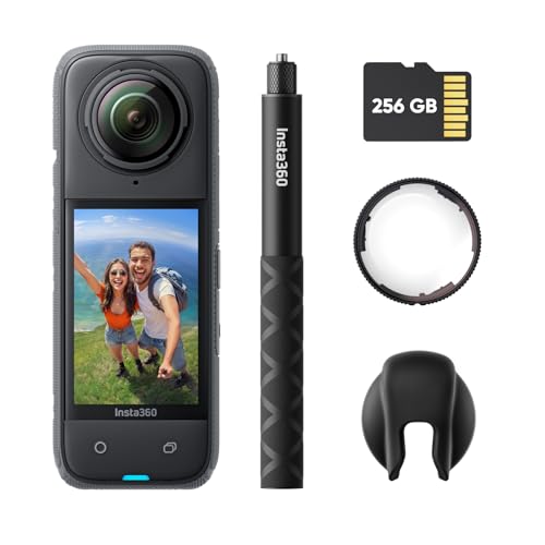 Insta360 X4 Lens Guards & 360 Action Camera