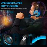 Pacrate Stereo Gaming Headset with LED Lights