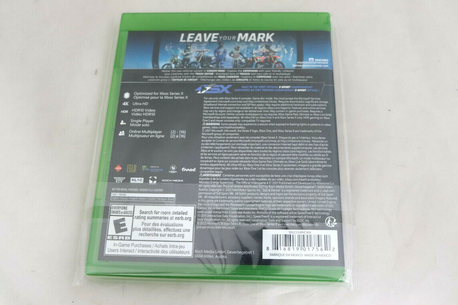 Monster Energy Supercross 4 for Xbox Series X