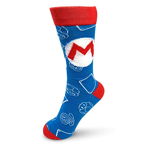 Super Mario Crew Socks - 3 Pack, Authentic