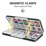 HEIYING Switch Game Card Case for Nintendo Switch & OLED & Lite,Custom Pattern Memory Storage Holder with 24 Game Card Slots and 24 Micro SD Cards Slots