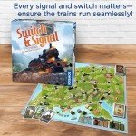 Switch & Signal | A Kosmos Game | Cooperative, Family-Friendly Strategy Train Game | Double-Sided Board | Travel Across Central Europe or North America | Game of The Year Recommended | 2-4 Players