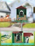Osoeri Bird Feeder with Camera - AI Detective Auto Films Bird Action, Live Wildlife Window & Real-Time Alerts, Bring Feather Friends to Your Phone, Never Miss a Flutter