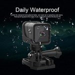 Action Camera, 1080P HD Mini Portable Sports Camera, Hotspot Action Camera with Microphone, 256G Memory Card Expand Battery Powered USB Charging, for Outdoor