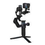 Feiyu SCORP-Mini-2 Handheld Gimbal 3-Axis Stabilizer w/AI Tracking for Mirrorless Camera and Pocket Camera like Sony, Canon, Nikon, Panasonic, for Action Camera like GoPro and Smartphone,1.2kg Payload