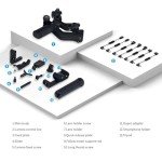 Feiyu SCORP-Mini-2 Handheld Gimbal 3-Axis Stabilizer w/AI Tracking for Mirrorless Camera and Pocket Camera like Sony, Canon, Nikon, Panasonic, for Action Camera like GoPro and Smartphone,1.2kg Payload