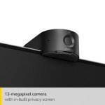 Jabra PanaCast 20 4K Video Conferencing Camera - Flexible Plug & Play Personal Video Solution Computer Webcam with AI-Powered 4K Ultra-HD, Intelligent Zoom, and Lighting Optimization - Black