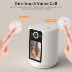 VSTARCAM Video Call Security Camera Indoor with 2.4 inch HD Screen,Baby Camera Monitor,Video Baby Monitor,One-Touch Call,Warm Light,360° PTZ, AI Detection,Plug in&Battery Powered,SD/Cloud Storage
