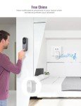 SUNNYJANE Silver Wireless 1080p Video Doorbell Camera, AI Human Detection, Live View, 2-Way Audio Included Chime, 2.4G Wi-Fi, Night Vision, Cloud Storage, Indoor/Outdoor Surveillance Cam