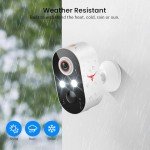 Orbitell Security Camera Wireless Wi-Fi Camera with Color Night Vision, Two Way Audio, AI Human Detection, Cloud Storage, Real-time Alert.