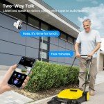 Orbitell Security Camera Wireless Wi-Fi Camera with Color Night Vision, Two Way Audio, AI Human Detection, Cloud Storage, Real-time Alert.