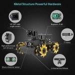 HIWONDER 2DOF HD Camera AI Vision Robot Car with Mecanum Wheels, Support Python Programming, Open Source DIY Robot Kit for Beginners and Teens, Powered by Raspberry Pi 4B 8GB