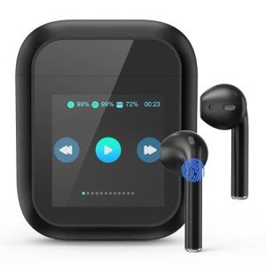 Ai Translation Earbuds Real Time 144-Language Translator Earbuds with Accent Support and 8-Language Offline Translator Device Two Way Translation Headphones for Language Learning Travel Business Black