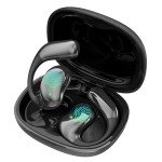 AI Language Translator Earbuds 144 Languages 8 Offline Modes OWS Touchscreen HD Sound iOS Android Compatible Long Battery Life Ideal for Travel Business Black