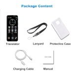 Language Translator Device No WiFi Needed, F13 ChatGpt Two-Way AI Voice Translator for All Languages, 142+ Language Online Translation, Offline/Photo Translation for Travel/Business/Study