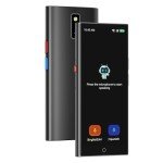 Language Translator Device 2025, 139 Languages AI Offline/Group/Phone Translation Device Two Way Real-Time Voice Translator Device with 5.5" Screen,Upgraded Chip for Travel Business Learning (Black)