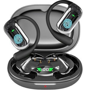 Ai Translation Earbuds Real Time Translator Headphones 144 Languages Audifonos Traductores Inglés Español, Open Ear Translating Wireless Earphones Perfect for Travel, Business & Language Learning