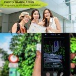 Language Translator Device No WiFi Needed, F13 ChatGpt Two-Way AI Voice Translator for All Languages, 142+ Language Online Translation, Offline/Photo Translation for Travel/Business/Study