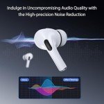 AI Language Translator Earbuds,144 Languages Bluetooth Translator Device and Accents 8 Offline Language Translation, Two-Way Translator Earphones for Language Learning/Travel/Business (White)