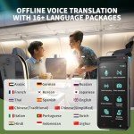 Language Translator Device No WiFi Needed, Upgraded ChatGpt AI Translator Two Way Real Time Voice Translation with 138+ Languages Offline&Recording&Photo＆Text Translation for Business Learning Travel