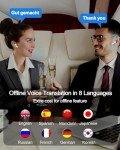 AI Language Translator Earbuds,144 Languages Translator Device and Accents 8 Offline Language Translation, Two-Way Translator Earphones for Language Learning/Travel/Business