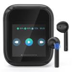 Ai Translation Earbuds Real Time 144-Language Translator Earbuds with Accent Support and 8-Language Offline Translator Device Two Way Translation Headphones for Language Learning Travel Business Black