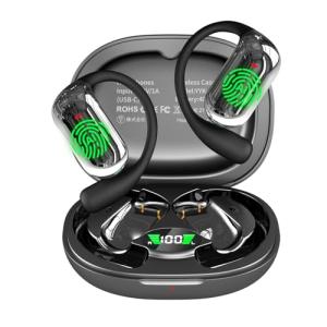 Ai Translation Earbuds Real Time Translator Headphones 144 Languages Audifonos Traductores Inglés Español, Open Ear Translating Wireless Earphones Perfect for Travel, Business & Language Learning