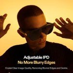 XREAL One AR Glasses with X1 Chip, Native 3 DoF, 147" 50°FOV 120Hz HD Display, Renowned Audio, 3 Adjustable Lens Transparency, Smart Glasses for iPhone 16/15, Steam Deck, ROG, Mac, PC, Android & iOS