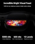RayNeo Portable GTV Media and Air 2s Glasses Bundle: Experience 201" OLED with 120Hz Refresh Rate and 600 Nits Brightness
