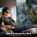 RayNeo Portable GTV Media and Air 2s Glasses Bundle: Experience 201" OLED with 120Hz Refresh Rate and 600 Nits Brightness