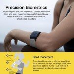 Scosche Rhythm R+2.0: Advanced Waterproof & Dustproof Heart Rate Monitor Armband with ANT+ & BLE Bluetooth Smart for Accurate Workout Tracking Compatible with Smartphones, Wahoo, Peloton, NordicTrack