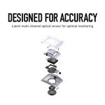 COROS Heart Rate Monitor, Comfort, Easy to wear, Auto-wear Detection, Advanced Sensor, Precise Data, Bluetooth, 38 Hours Battery Life, Connects up to 3 Devices at Once, for Run and Bike-Grey