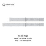 COROS Heart Rate Monitor, Comfort, Easy to wear, Auto-wear Detection, Advanced Sensor, Precise Data, Bluetooth, 38 Hours Battery Life, Connects up to 3 Devices at Once, for Run and Bike-Grey