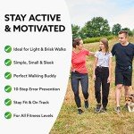 3DFitBud Simple Step Counter Walking 3D Pedometer from 3DActive with Clip & Lanyard - A420S - Plum