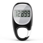 Simple Pedometer for Walking, Accurate Step Tracker with Carabiner, 3D Step Counter for Men Women Kids Seniors