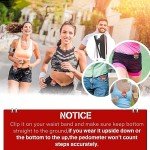 PINGKO Best Pedometer for Walking Accurately Track Steps Multi-Function Portable Sport Pedometers Step/Distance/Calories/Counter - Red…