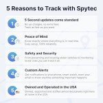 Spytec GPS Mini GPS Smart Tracker for Vehicles, Cars, Trucks, Loved Ones, GPS Tracker Device for Kids & Weatherproof Magnetic Case, Unlimited Updates, Real-Time GPS Tracking, USA Made Tech