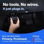 Bouncie - GPS Tracker for Vehicles, Vehicle Location, Route History, Speed Monitoring, Accident Notification, GeoFence, No Activation Fees, Cancel Anytime, Family and Fleets