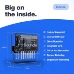 Bouncie - GPS Tracker for Vehicles, Vehicle Location, Route History, Speed Monitoring, Accident Notification, GeoFence, No Activation Fees, Cancel Anytime, Family and Fleets