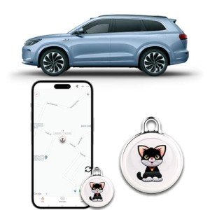 2025 New GPS Tracker for Vehicles,Portable Real Time GPS Tracking Device,Full Global Coverage Location Tracker for Car,Kids,Dogs.No Monthly Fee/No SIM Card Required